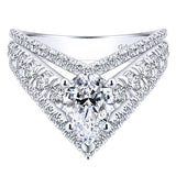 Engagement Ring"Center Diamond Not Included"