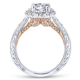 Engagement Ring"Center Diamond Not Included"