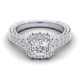 Engagement Ring"Center Diamond Not Included"