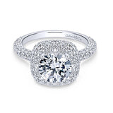 Engagement Ring"Center Diamond Not Included"