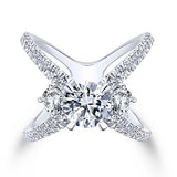 Engagement Ring"Center Diamond Not Included"