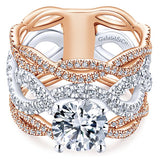 Engagement Ring"Center Diamond Not Included"