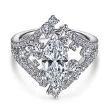Engagement Ring"Center Diamond Not Included"