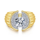 Engagement Ring"Center Diamond Not Included"