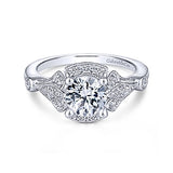 Engagement Ring"Center Diamond Not Included"