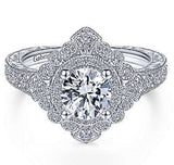 Engagement Ring"Center Diamond Not Included"