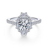 Engagement Ring"Center Diamond Not Included"