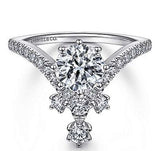 Engagement Ring"Center Diamond Not Included"