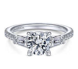 Engagement Ring"Center Diamond Not Included"