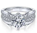 Engagement Ring"Center Diamond Not Included"