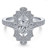 Engagement Ring"Center Diamond Not Included"