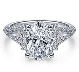 Engagement Ring"Center Diamond Not Included"
