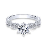 Engagement Ring"Center Diamond Not Included"