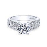 Engagement Ring"Center Diamond Not Included"