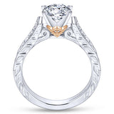 Engagement Ring"Center Diamond Not Included"
