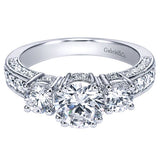 Engagement Ring"Center Diamond Not Included"