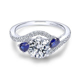 Engagement Ring"Center Diamond Not Included"