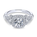 Engagement Ring"Center Diamond Not Included"