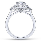 Engagement Ring"Center Diamond Not Included"