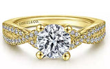 Engagement Ring"Center Diamond Not Included"