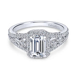 Engagement Ring"Center Diamond Not Included"
