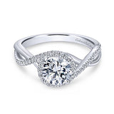 Engagement Ring"Center Diamond Not Included"