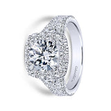 Engagement Ring"Center Diamond Not Included"