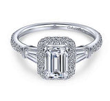 Engagement Ring"Center Diamond Not Included"