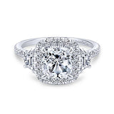 Engagement Ring"Center Diamond Not Included"