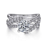 Engagement Ring"Center Diamond Not Included"
