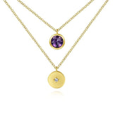 Colored Stone Necklace