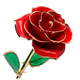 Red Gold Dipped Rose