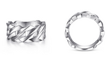 Precious Metal (No Stones) Fashion Rings - Men'