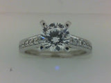 Engagement Ring"Center Diamond Not Included"