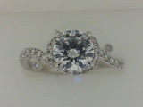 Engagement Ring"Center Diamond Not Included"