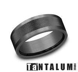 Precious Metal (No Stones) Wedding Bands  -  Men'