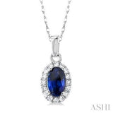 Colored Stone Pendant
