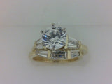 Engagement Ring"Center Diamond Not Included"