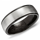 Precious Metal (No Stones) Wedding Bands  -  Men'