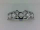 Engagement Ring"Center Diamond Not Included"