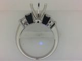Engagement Ring"Center Diamond Not Included"