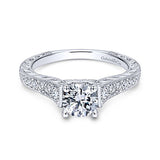 Engagement Ring"Center Diamond Not Included"