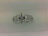 Engagement Ring"Center Diamond Not Included"