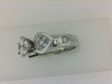 Engagement Ring"Center Diamond Not Included"