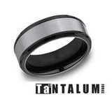 Precious Metal (No Stones) Wedding Bands  -  Men'