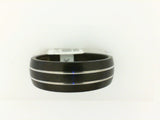 Precious Metal (No Stones) Wedding Bands  -  Men'