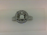 Engagement Ring"Center Diamond Not Included"
