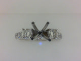 Engagement Ring"Center Diamond Not Included"