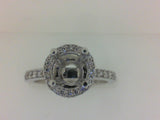 Engagement Ring"Center Diamond Not Included"