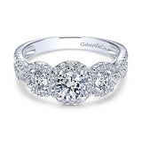 Engagement Ring"Center Diamond Not Included"